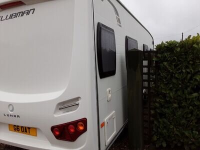 Lunar SI, 4 berth caravan, Fixed island bed, superb condition.