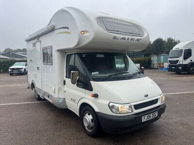 2006 Transit 2.4 diesel Laika X580 motorhome Camper 4 berth A/C RWD 50,000 mls