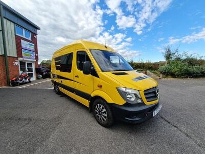 Mercedes Sprinter van conversion MWB 2018 78k 2 berth/belts fixed bed new conv