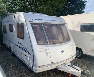 STERLING ECCLES ONYX- FIXED BED CARAVAN - SOLD AS SEEN -NO WARRANTY