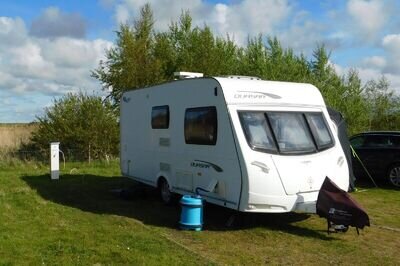 2 berth touring caravan with motor mover