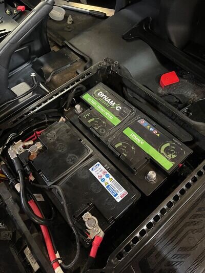 Ford Transit Custom 100AH leisure battery fits under drivers seat Camper van