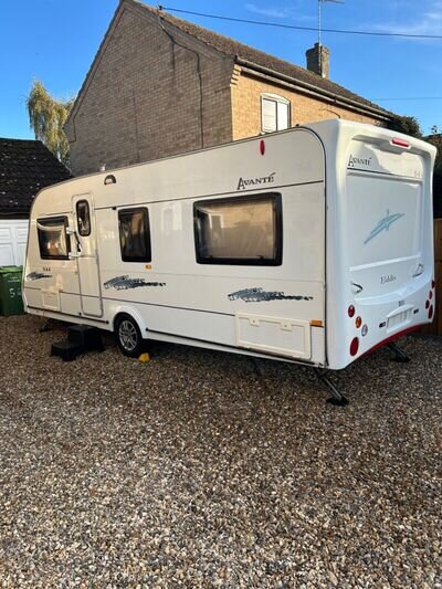 Elddis Avante 544 fixed bed caravan