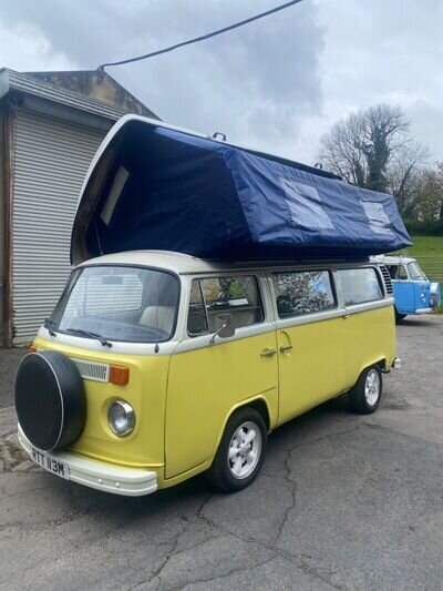 VW campervan T2 1973 huge roof, resprayed and rebuilt engine.