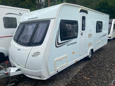 LUNAR QUASAR 554 - 2012 - FIXED SINGLE BEDS - MOVER & AWNING - VGC