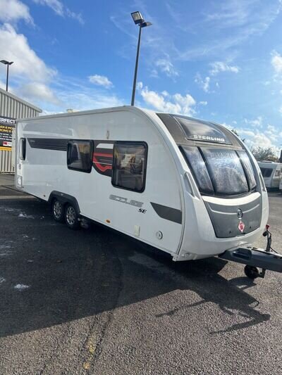 Sterling Eccles SE Coral 2015 6 berth caravan *fixed bed*