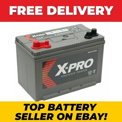 90AH Leisure Battery DC27 X-Pro M27-750 90ah for Caravan, Boat & Motorhome