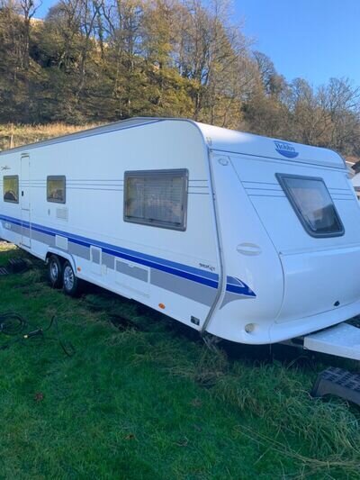 5 berth touring caravans used fixed bed