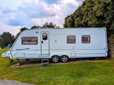 Island bed caravan 4 berth ACE Supreme globestar twin axle