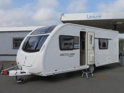 2013 STERLING ECCLES SPORT SR 544, 4 BERTH CARAVAN WITH LARGE DINETTE & MOVER