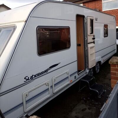 Ace supreme twin start 4 berth caravan twin axle