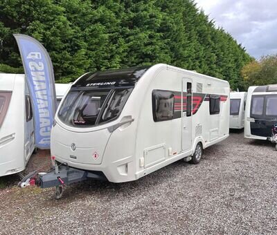 *NOW SOLD* ✅2017 STERLING ELITE 565 FIXED SINGLE BEDS 4 BERTH CARAVAN - SOLAR✅