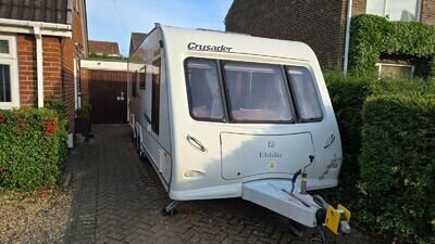 4 Berth Caravan - Elddis Crusader Super Scirocco 2009 Fixed Double Bed