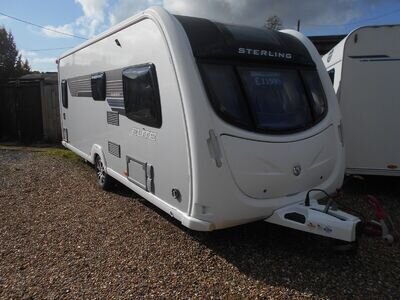 2011 STERLING ELITE AMBER FOUR BERTH FIXED BED CARAVAN