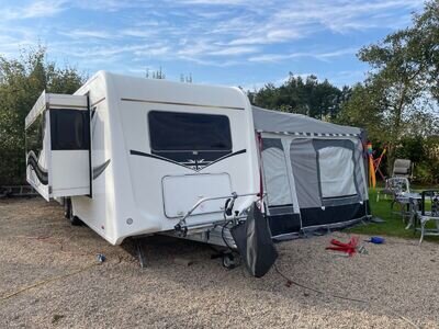 INOS 70 Slide Out Caravan Built by Fifth Wheel Company Luxury 4 Berth