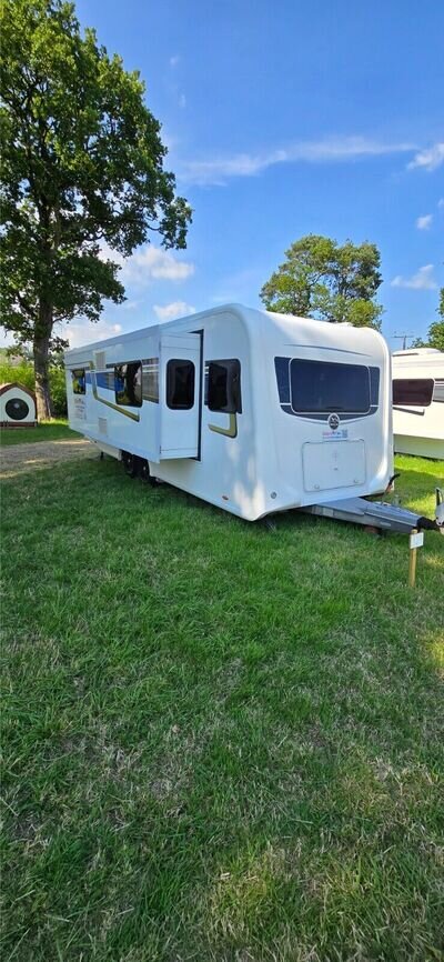 INOS 70 Slide Out Caravan Built by Fifth Wheel Company Luxury 4 Berth 2016