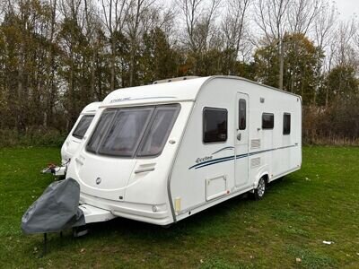 Touring Caravan Sterling Eccles Opal 2007 4 berth fixed island bed