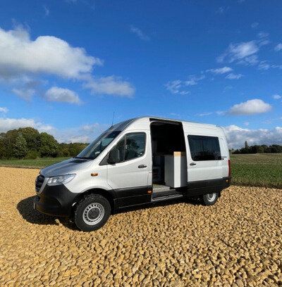 Mercedes Sprinter 314 off grid camper/ motorhome Air con lifted