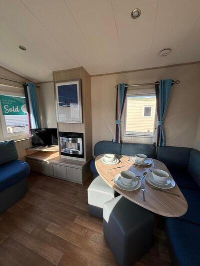 PRIVATE SALE CARAVAN ON A HOLIDAY PARK - SITED AND CONNECTED