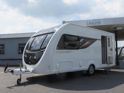 2022 SWIFT CHALLENGER 480 2 BERTH CARAVAN WITH END WASHROOM, ALDE + MOVER....