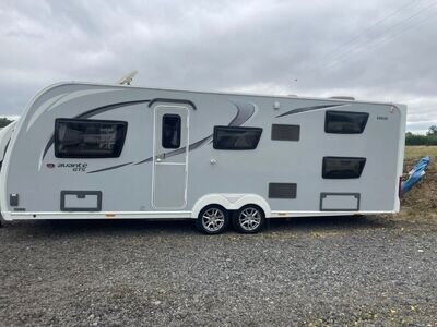 ELDDIS AVANTE 866 one owner caravan 6 berth 2018 model no vat full side awning