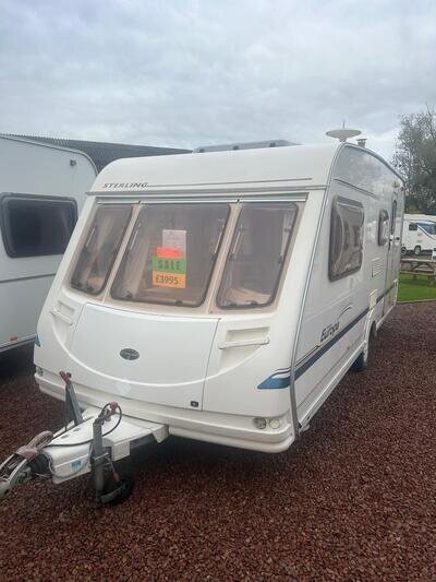 2003 Sterling Europa 520 - 4 Berth Caravan - Stock 241