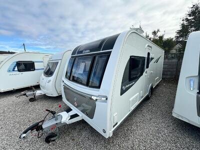 ELDDIS CHATSWORTH 554 2020 MODEL FIXED ISLAND BED TOURING CARAVAN