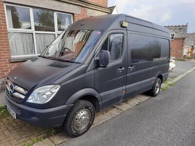 mercedes sprinter 515 camper van twin Rear wheel ex Riot van