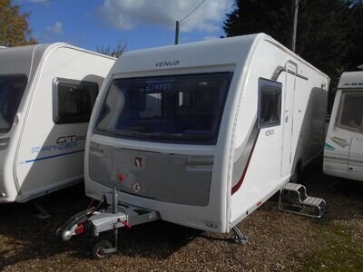 2016 LUNAR VENUS 570 FIXED ISLAND BED FOUR BERTH CARAVAN .