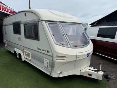 1995 Lunar Delta 500-2 HL 2 Berth Cheap Caravan Storage Playroom Office Rare