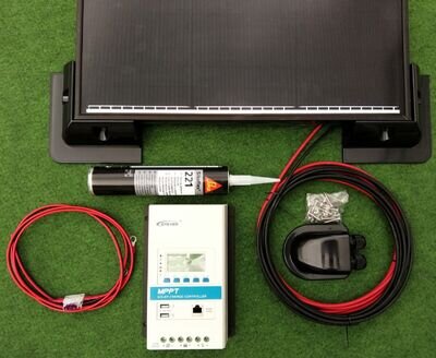 100w MOTORHOME SOLAR PANEL KIT TRIRON 1206AN MPPT LCD display Regulator 100 watt