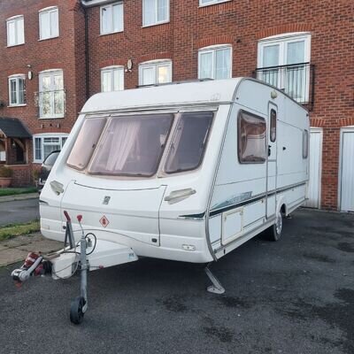 Abbey Venture2003 4 berth fixed bed caravan( please read details before bidding)