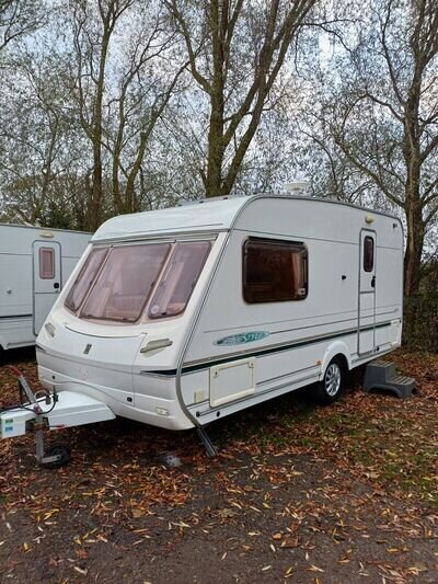 End Bathroom, 2 Berth Abbey Freestyle 2003 Touring Caravan, Fantastic Condition!