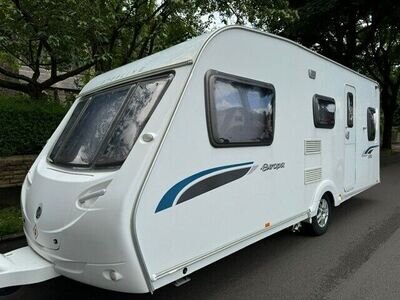 2009 Sterling Europa 530 5 Berth end bedroom - motor mover - porch awning + accs