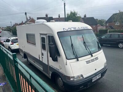 HYMER 654 6 BERTH MOTOR HOME FIAT BASED 2.5TD L.H.D, PAS, REAR SEATBELTS 95.OOO