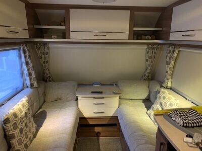 used 4 berth fixed bed touring caravan