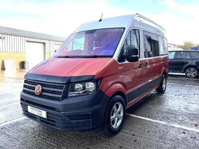 VW Crafter 2021 Camper Van - Shower - Kitchen - Fixed Rear Double Bed - For Sale