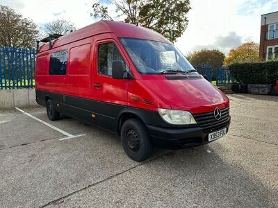 MERCEDES SPRINTER MOTORHOME CAMPER VAN 2001 NEW MOT PETROL 2.3 100K MILES