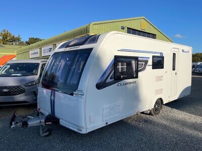 Lunar Clubman ES touring caravan with motor mover 2016