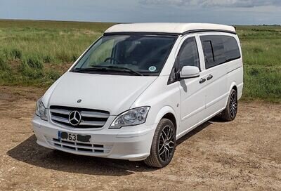 Mercedes camper van complete with Air Pro awning