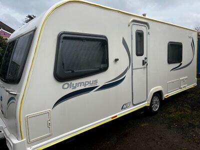 Bailey Olympus 530-4 Fixed Bed 4 Berth Caravan With Motor Mover