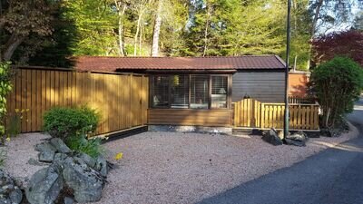 Holiday lodge for sale on site. Blair Atholl, Perthshire