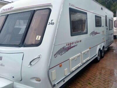 2005 Elddis Crusader Superstorm, twin axle, 6 berth, front and rear sofas