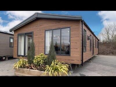 Static Holiday Lodge For Sale Off Site Victory Faraday Lodge 40 x 20, 2 Bedroom