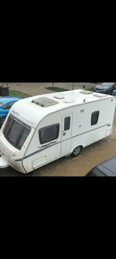 2007 Abbey 4 Berth Fixed Bed Caravan With Motor Mover Air Awning