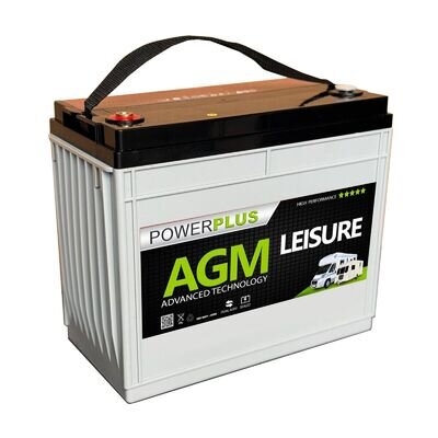 Motorhome Camper Van Boat Leisure Battery AGM L160 160ah Deep Cycle 12v