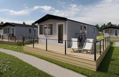 Static Holiday Home Off Site For Sale Victory Baywood Lodge 2 Bedroom, 38 x 12