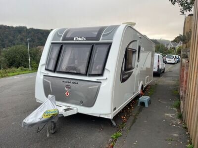 Elddis Avante 554-4 Berth 2016 Fixed Island Bed Caravan With Motor Mover