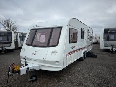 6 BERTH ELDDIS FIRESTORM 630FB 2003 TWIN AXLE WITH 3MTS WARRANTY&STARTER PACK