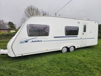 2007 Ace Jubilee Equerry 6 berth twin axle touring caravan with air awning